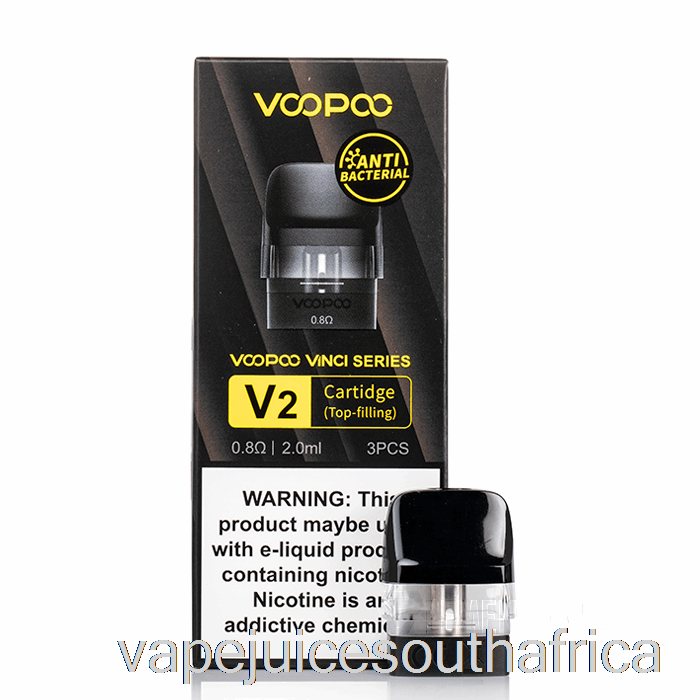 Vape Juice South Africa Voopoo Drag Nano 2 Replacement Pods 0.8Ohm Vinci V2 Cartridge
